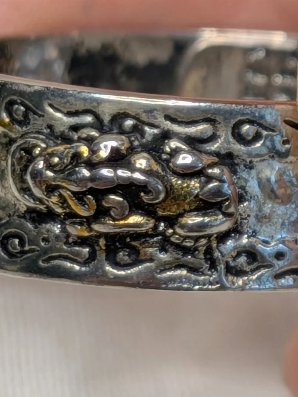 Heart Sutra Pixiu 990 Silver Protection Ring